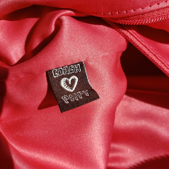 Coach Poppy Petal Print Lurex Rocker Hand Bag Crossbody Bag Strap #16308 NWT - Picture 5 of 16